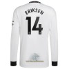 Officiële Voetbalshirt Manchester United Eriksen 14 Uit 2022-23 Lange Mouw - Heren